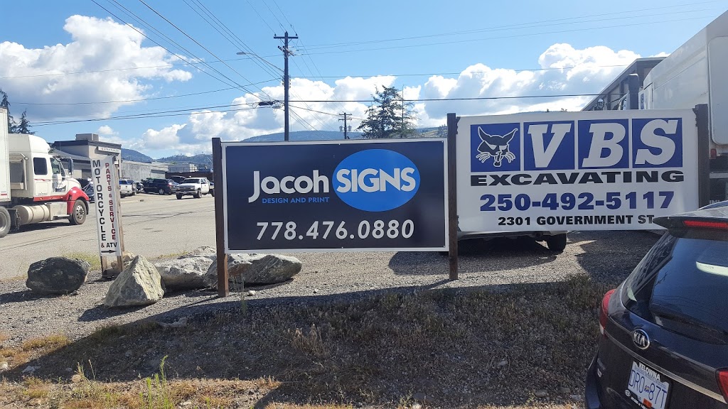 Jacoh Signs Ltd | 390 Dawson Ave, Penticton, BC V2A 3N6, Canada | Phone: (778) 476-0880