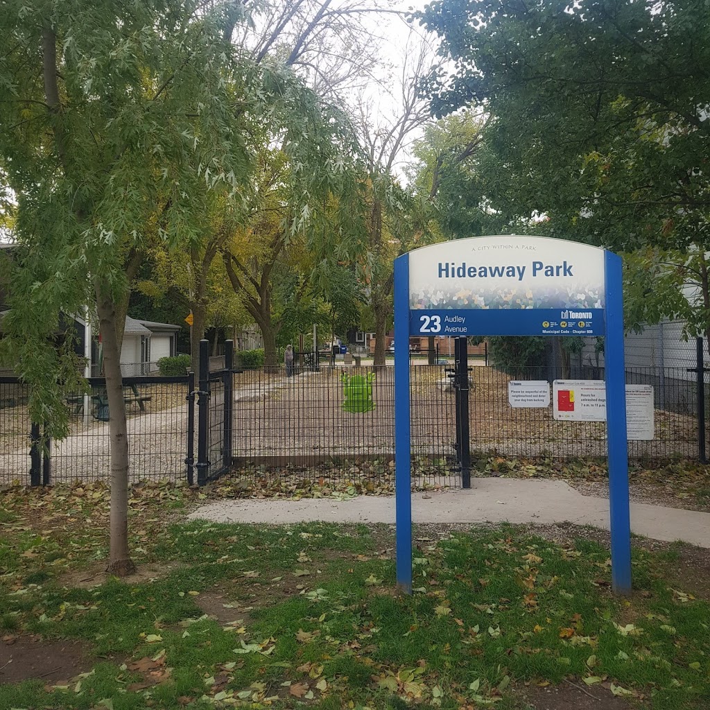 Hideaway Park | 23 Audley Ave, Toronto, ON M4M 1P5, Canada | Phone: (416) 392-2489