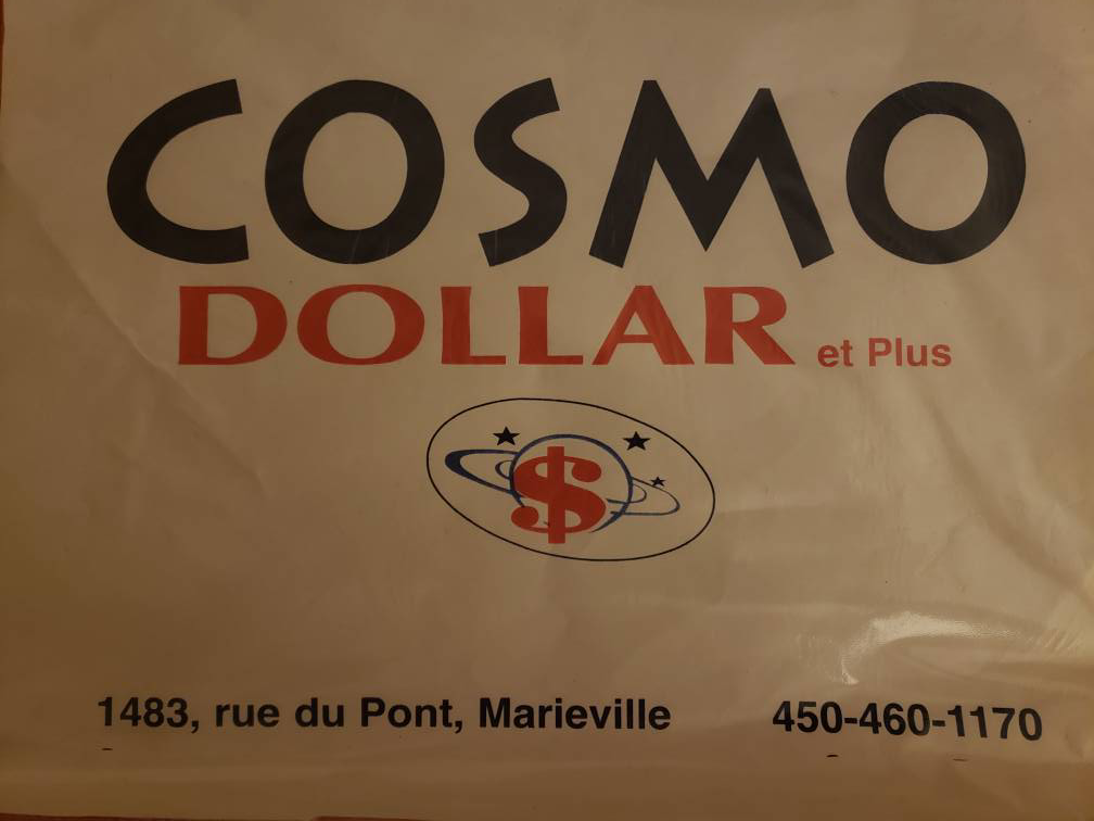 Cosmo Dollar | 1483 Rue du Pont, Marieville, QC J3M 1G2, Canada | Phone: (450) 460-1170