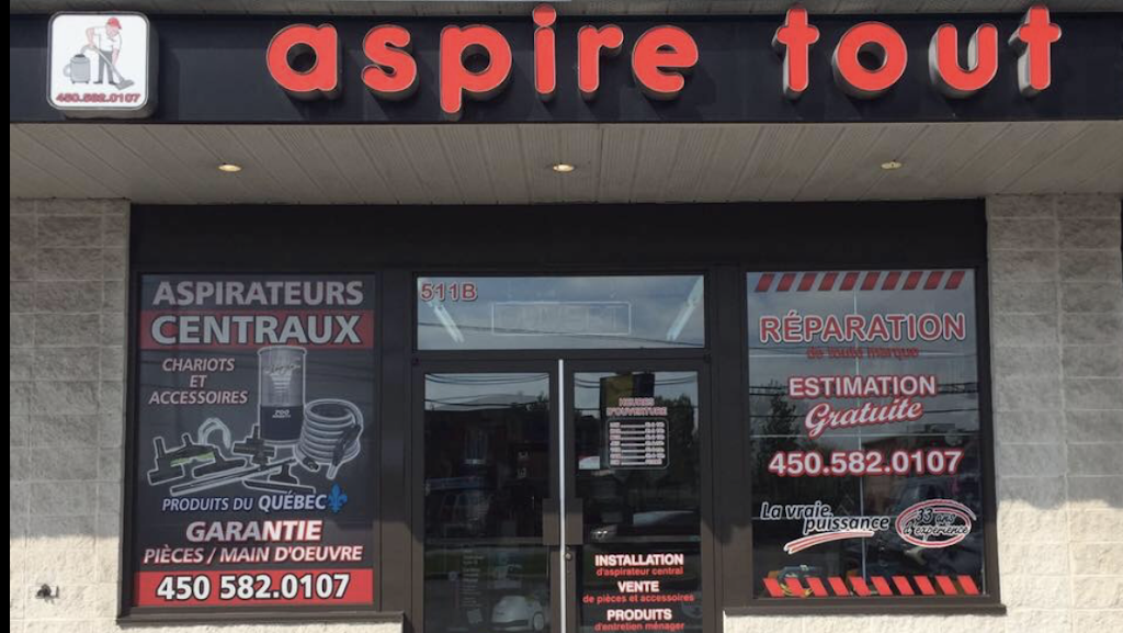 Aspirateur Aspire Tout (Réparation Et Vente) | 511 Bd Lacombe, Repentigny, QC J5Z 1P5, Canada | Phone: (450) 582-0107