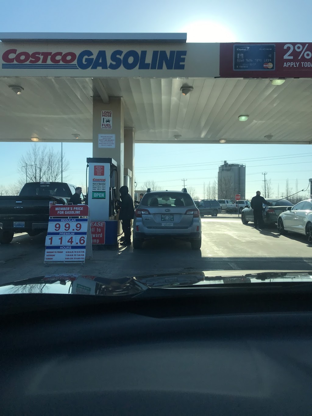 Costco Gasoline | 2355 McGillivray Blvd, Winnipeg, MB R3Y 0A1, Canada | Phone: (204) 487-5100