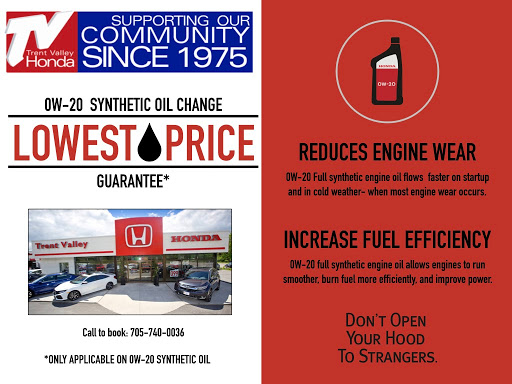 Trent Valley Honda Service Centre | 851 Hwy 7, Peterborough, ON K9J 6X7, Canada | Phone: (705) 748-2777