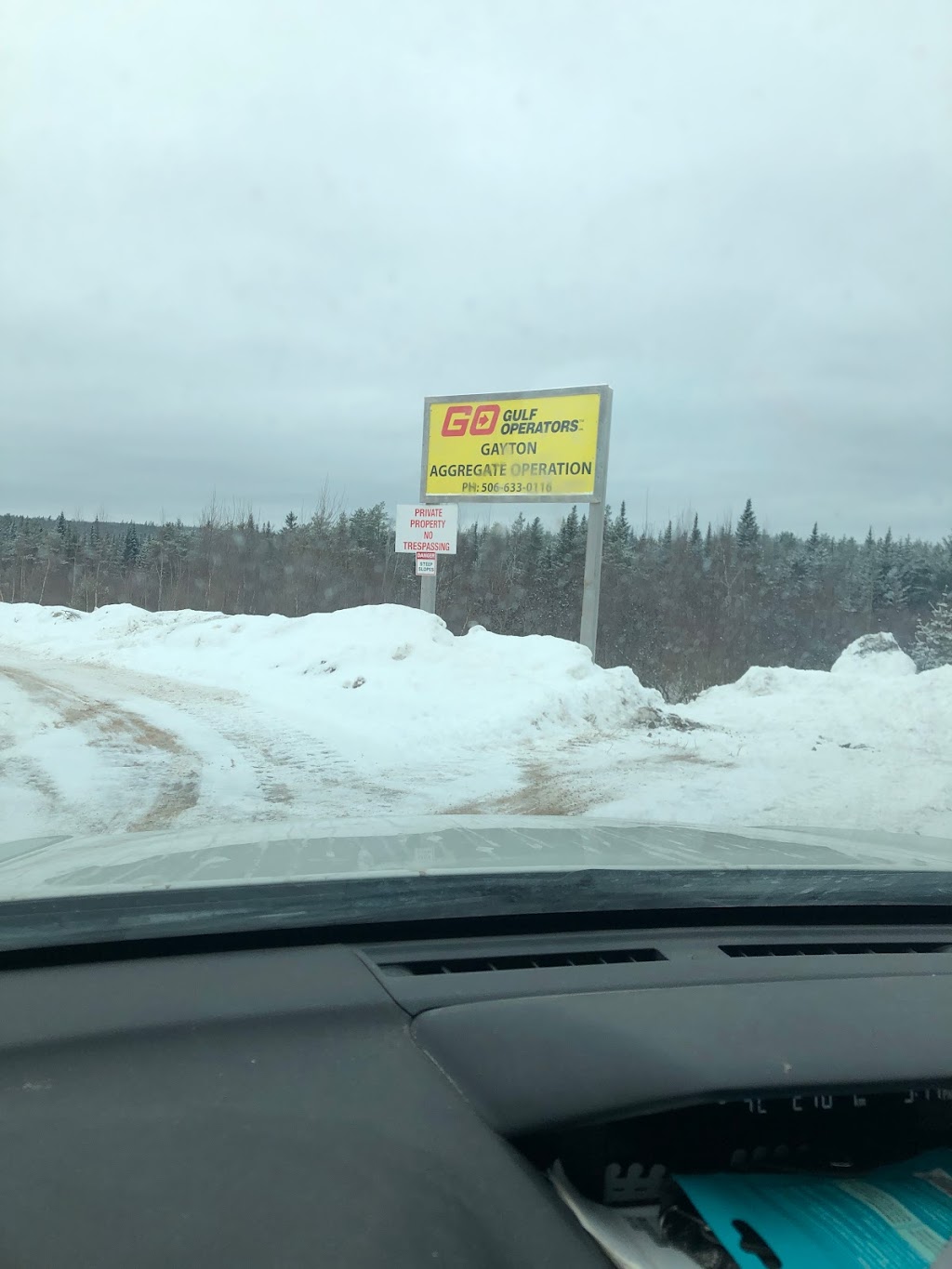 Gulf Operators Quarry | Unnamed Road, Dorchester Parish, NB E4K, Canada | Phone: (506) 633-0116