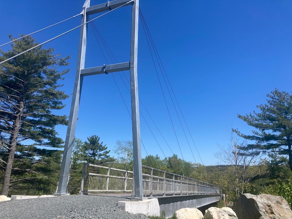 Lake William Trail suspension bridge | 1933, NS-318, Waverley, NS B2R, Canada | Phone: (902) 449-0581