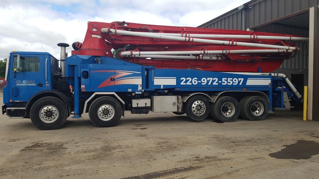 Global Concrete Pumping | 35 Centennial Rd, Kitchener, ON N2B 3E9, Canada | Phone: (519) 742-3358