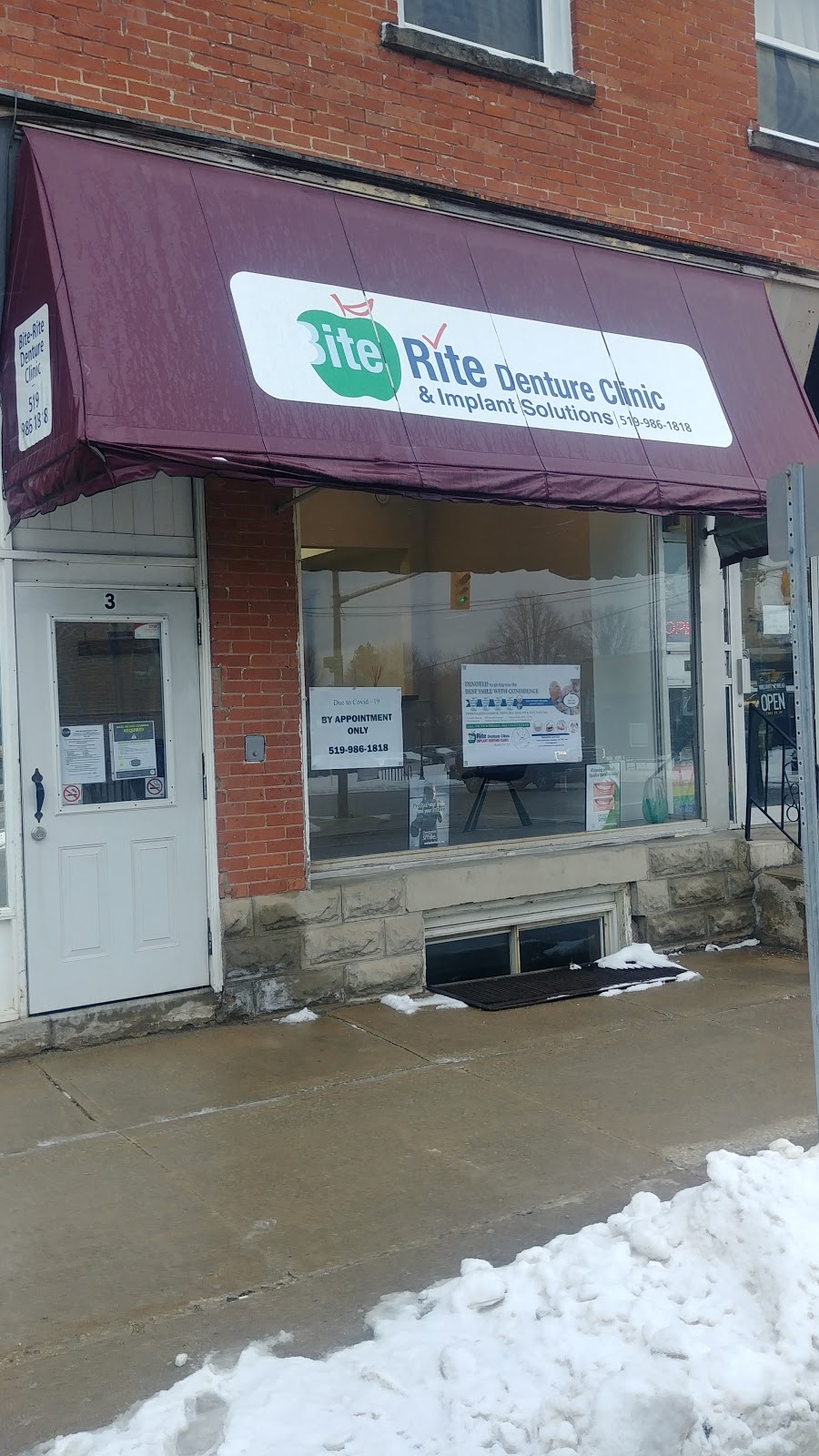 Bite-Rite Denture Clinic | 3 Main St E, Markdale, ON N0C 1H0, Canada | Phone: (519) 986-1818