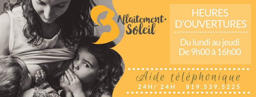 Allaitement-Soleil | 540 Av. Broadway, Shawinigan, QC G9N 1M3, Canada | Phone: (819) 539-8482