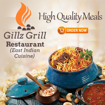 Gillz Grill - Best Indian Take Away Food, Healthy Restaurant Cal | 5120 47 St NE #105, Calgary, AB T3J 4K3, Canada | Phone: (403) 453-2000