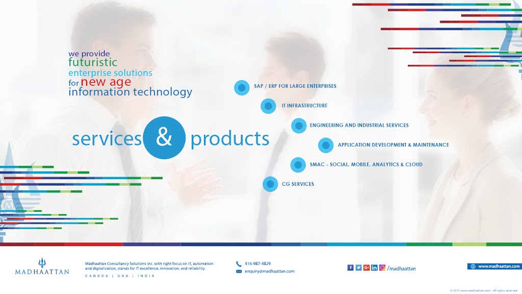 Madhaattan Consultancy Services Inc | 19 Bellcrest Rd, Brampton, ON L6Y 2M7, Canada | Phone: (647) 471-6766