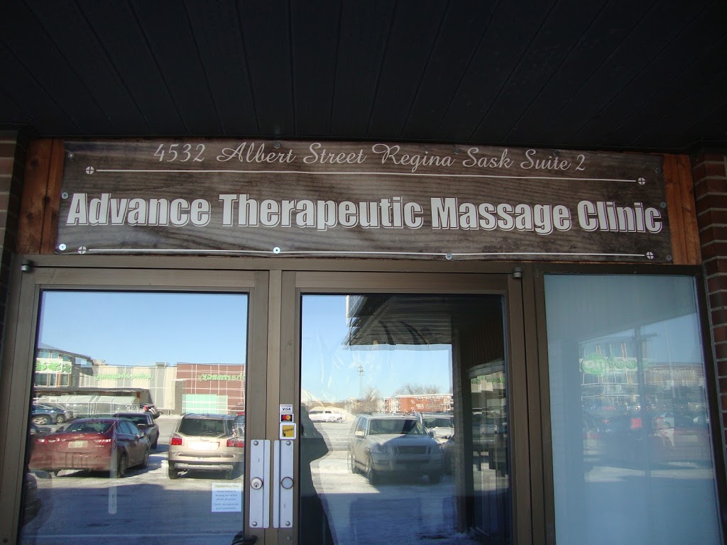 Advance Therapeutic Massage Clinic | 4532 Albert St Suite 2, Regina, SK S4S 6B4, Canada | Phone: (306) 586-4552