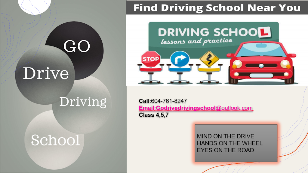 GO DRIVE DRIVING SCHOOL LTD. | 31831 Coral Ave, Abbotsford, BC V2T 2K1, Canada | Phone: (604) 761-8247