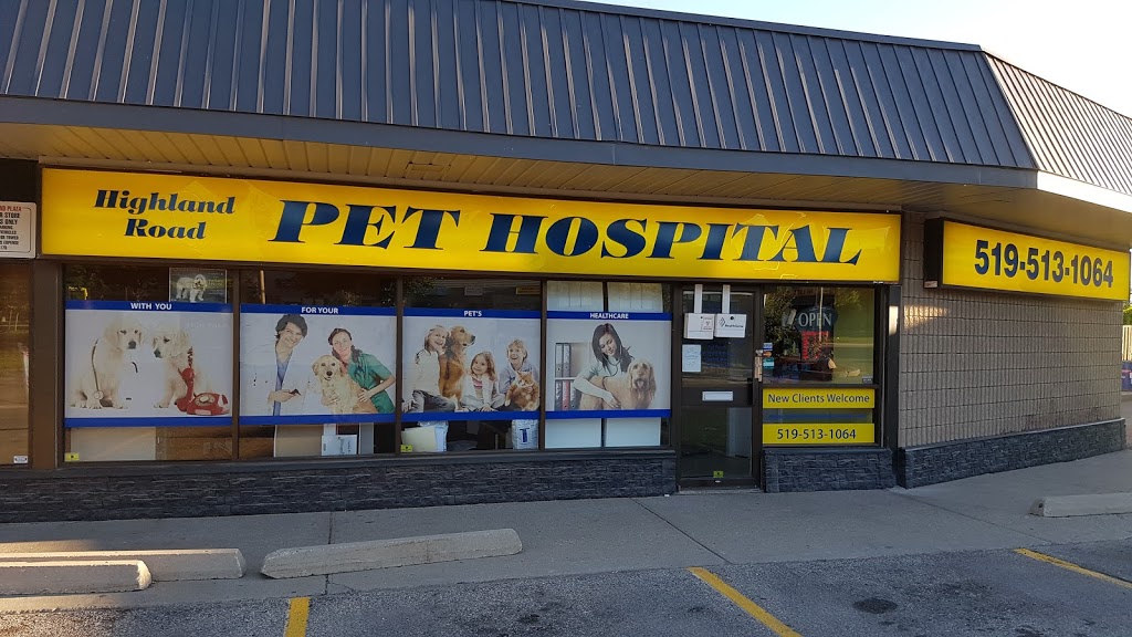 Highland Road pet Hospital | 200 Highland Rd W, Kitchener, ON N2M 3C2, Canada | Phone: (519) 513-1064