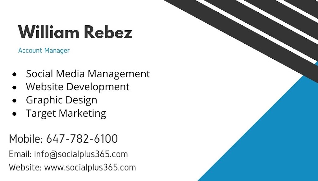 Social Plus 365 - Social Media Marketing | 14 Stewart Ct, Orangeville, ON L9W 3Z9, Canada | Phone: (647) 782-6100