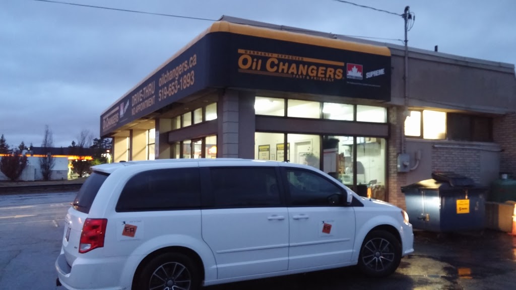 Oil Changers | 4592 King St E, Kitchener, ON N2P 2G6, Canada | Phone: (519) 653-1893