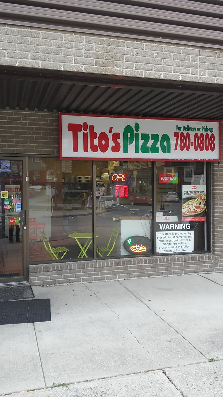 Titos Pizza | 50 Dovercliffe Rd, Guelph, ON N1G 3A6, Canada | Phone: (519) 780-0808