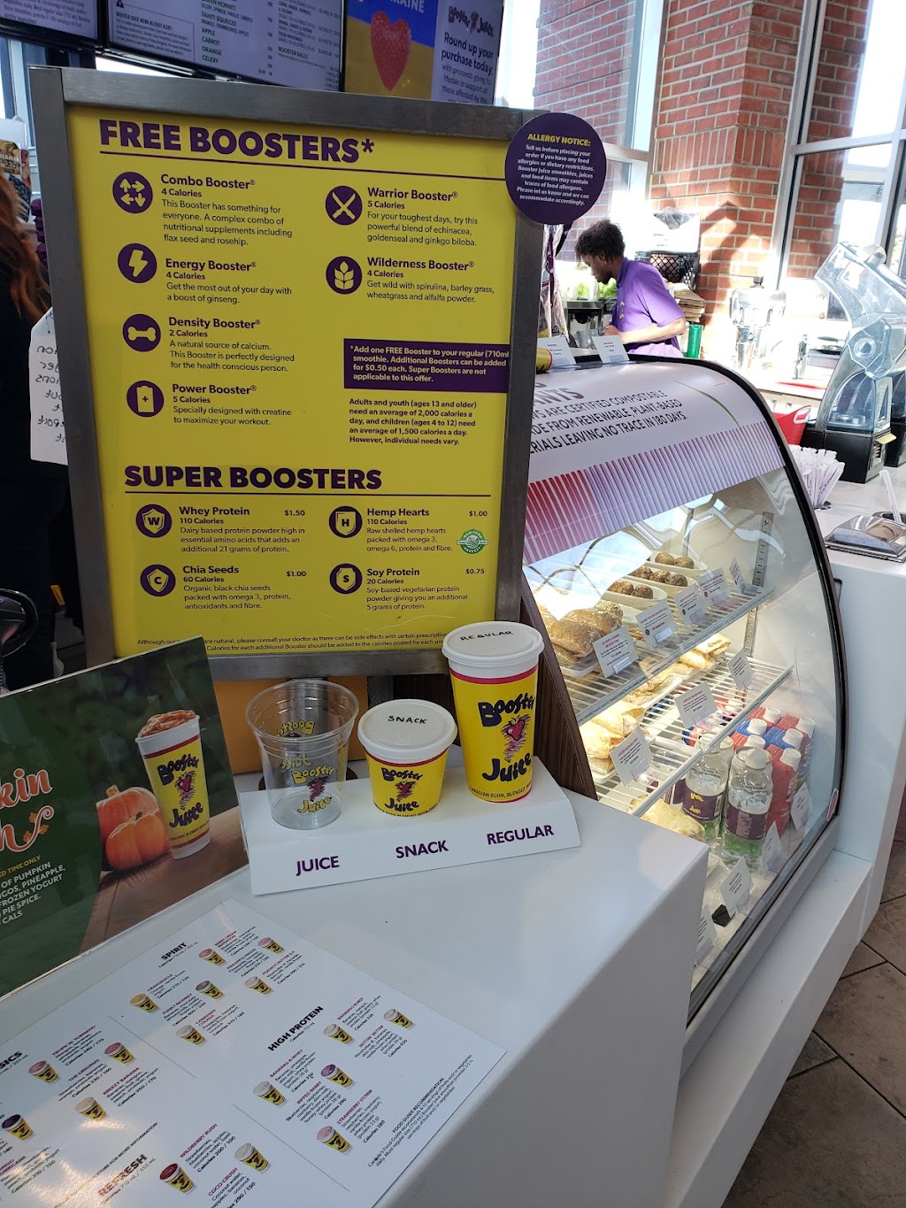 Booster Juice | 2323 Riverside Dr. Unit #705, Ottawa, ON K1H 8L5, Canada | Phone: (613) 667-5986