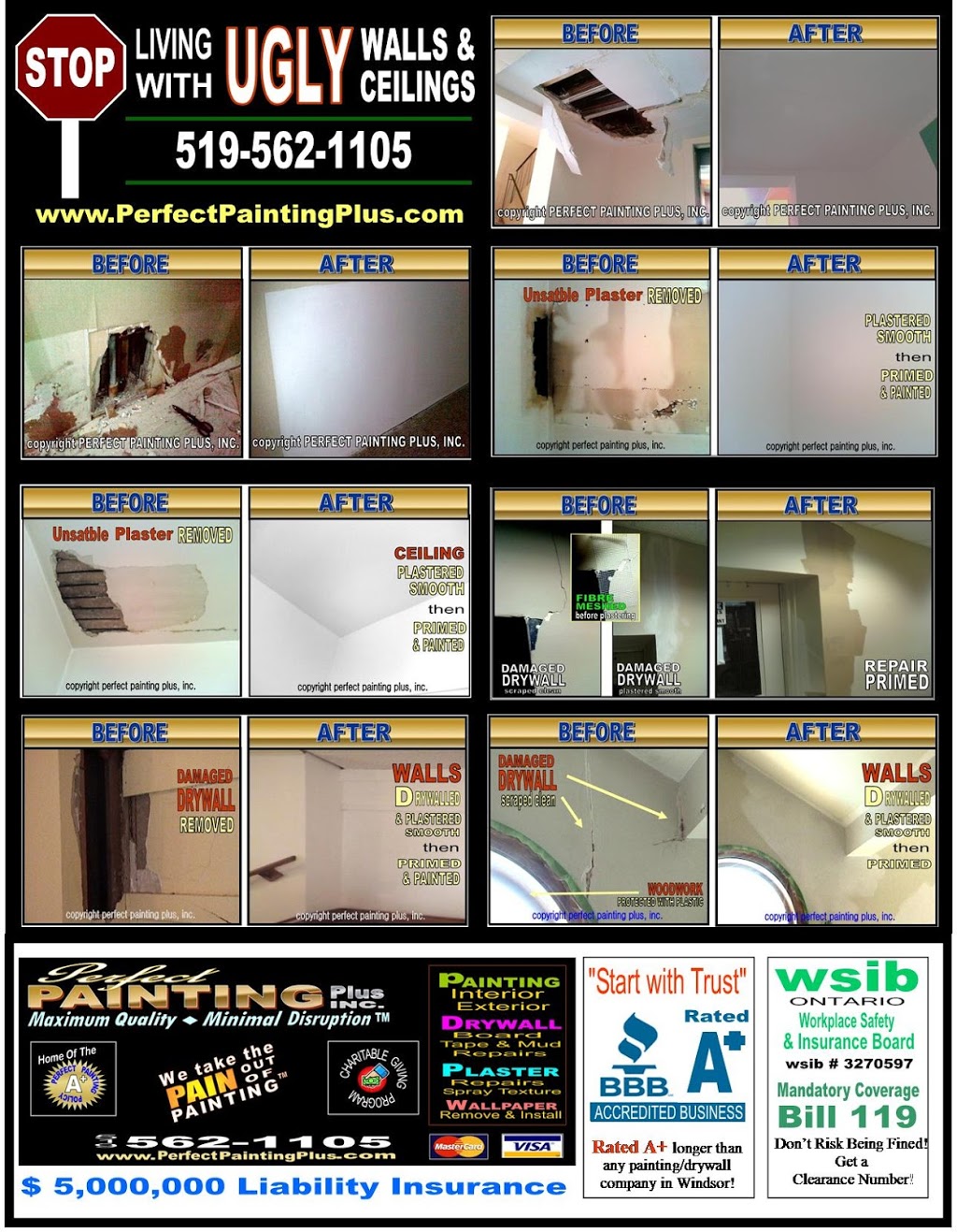 Perfect Painting Plus Renovations, Inc. | 8885 Riverside Dr E #703, Windsor, ON N8S 1G9, Canada | Phone: (519) 562-1105