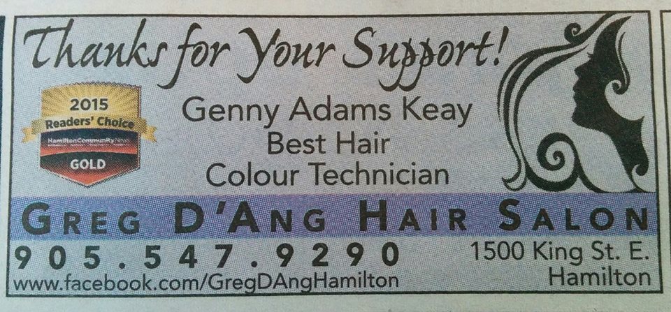 Greg DAng Hair Salon | 1500 King St E, Hamilton, ON L8K 1S8, Canada | Phone: (905) 547-9290