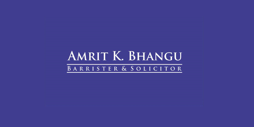 Amrit K. Bhangu, Barrister & Solicitor | 280 Main St N, Brampton, ON L6V 1P6, Canada | Phone: (905) 291-0303