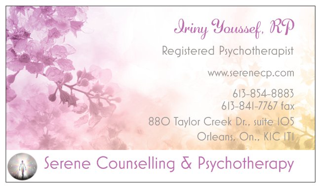 Serene Counselling & Psychotherapy | 880 Taylor Creek Dr #105, Orléans, ON K1C 1T1, Canada | Phone: (613) 854-8883