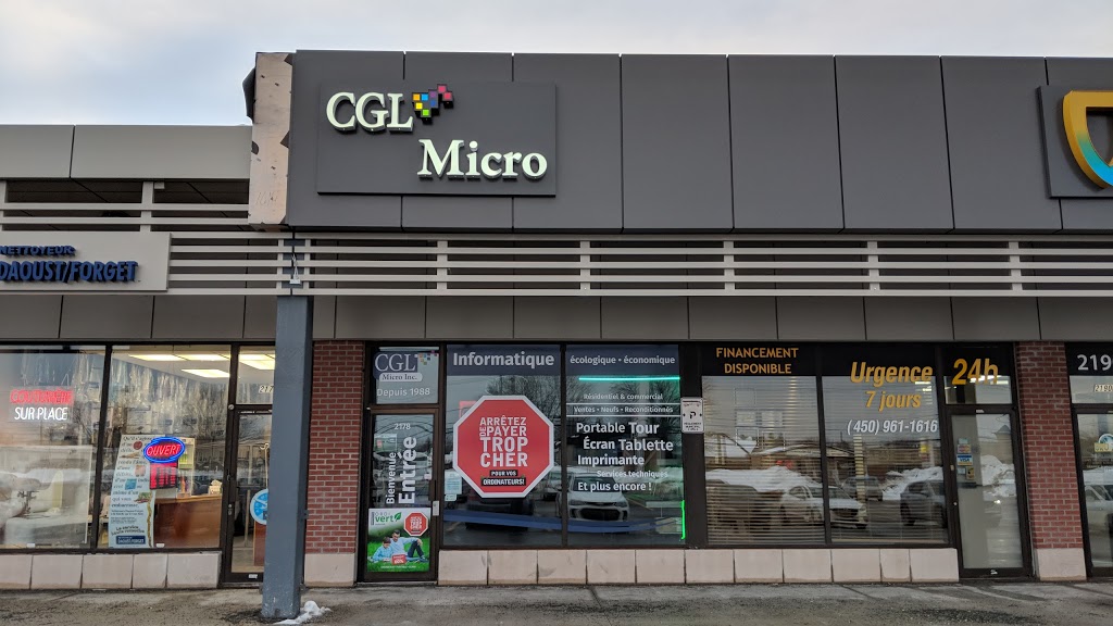 Ordinateurs CGL Micro Terrebonne | 2178 Chemin Gascon, Terrebonne, QC J6X 3A1, Canada | Phone: (450) 654-4659