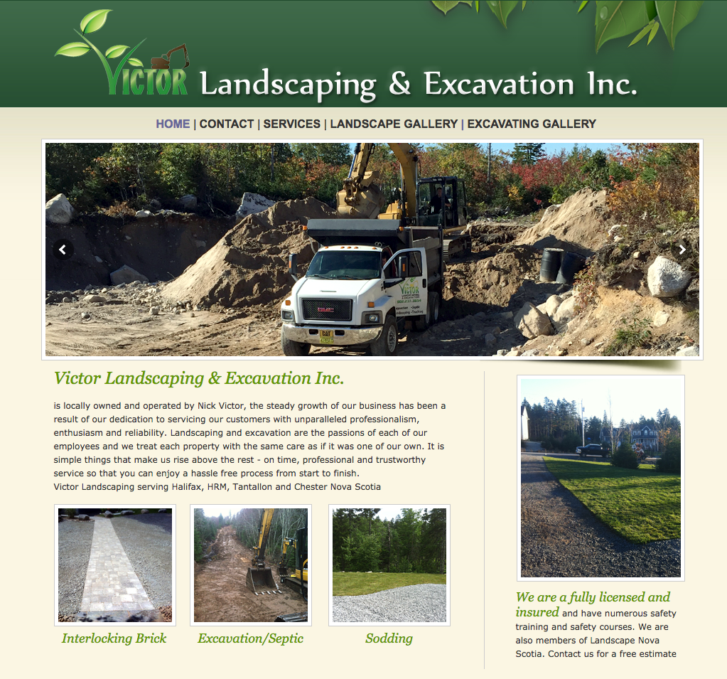 Victor Landscaping & Excavation Inc. | 106 Bristol Ave, Stillwater Lake, NS B3Z 1E9, Canada | Phone: (902) 237-3654