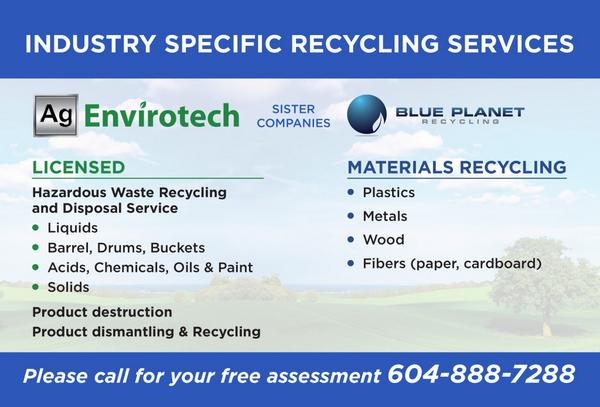 A G Envirotech | 4848 275 St #201, Langley City, BC V4W 0A3, Canada | Phone: (604) 888-7288