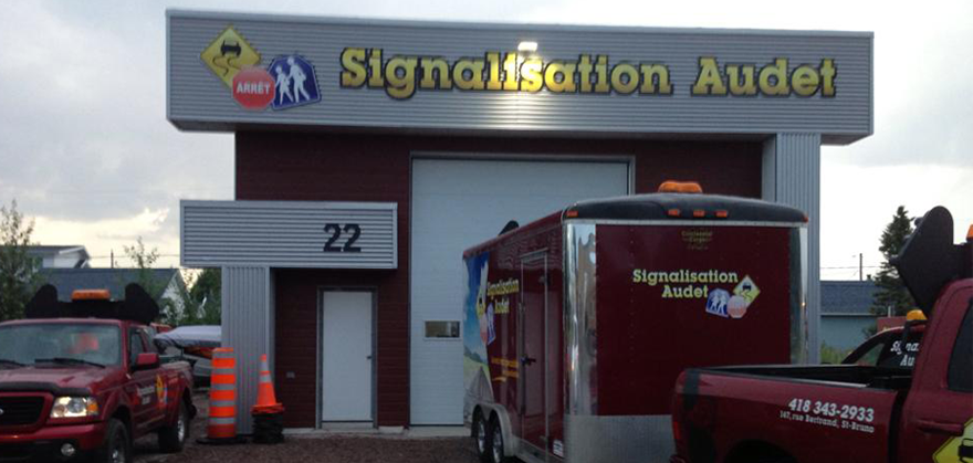 Signalisation Audet Inc | 22 1 Ère Rue Industrielle, Hébertville-Station, QC G0W 1T0, Canada | Phone: (418) 343-2933
