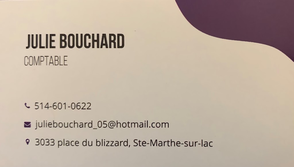 Gestion Julie Bouchard | 3033 Pl. du Blizzard, Sainte-Marthe-sur-le-Lac, QC J0N 1P0, Canada | Phone: (514) 601-0622