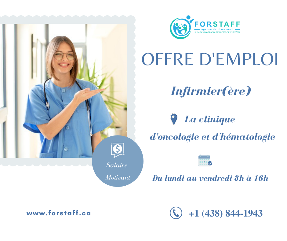 FORSTAFF PLACEMENT | 6540 Rue Beaubien E bureau 400 E, Montréal, QC H1M 1A9, Canada | Phone: (438) 844-1943