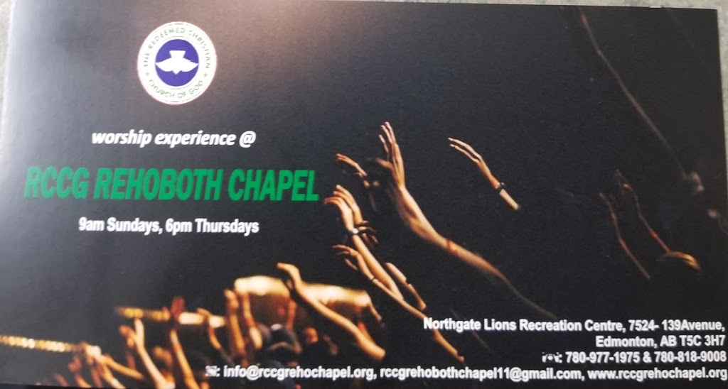 RCCG Rehoboth Chapel | 7524 139 Ave NW, Edmonton, AB T5C 3H7, Canada | Phone: (780) 977-1975