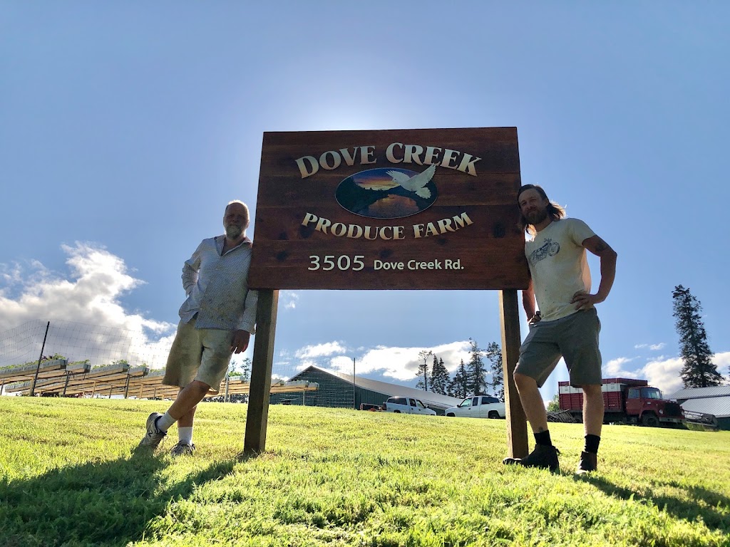 Dove Creek Produce Farm | 3505 Dove Creek Rd, Courtenay, BC V9J 1P3, Canada | Phone: (250) 306-4694