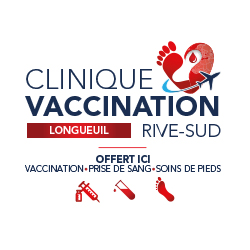 Clinique Vaccination Rive-Sud - Longueuil | 386 Rue de Gentilly O local 106, Longueuil, QC J4H 2A2, Canada | Phone: (450) 674-4999