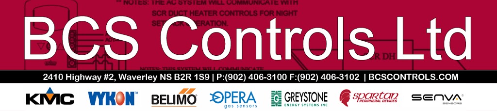 BCS Controls | 2410 Nova Scotia Trunk 2, Waverley, NS B2R 1S9, Canada | Phone: (902) 406-3100