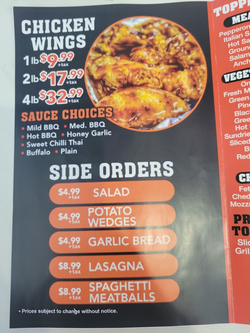 Robby’s pizza and wings | 34 High St, Saint George, ON N0E 1N0, Canada | Phone: (519) 448-1990