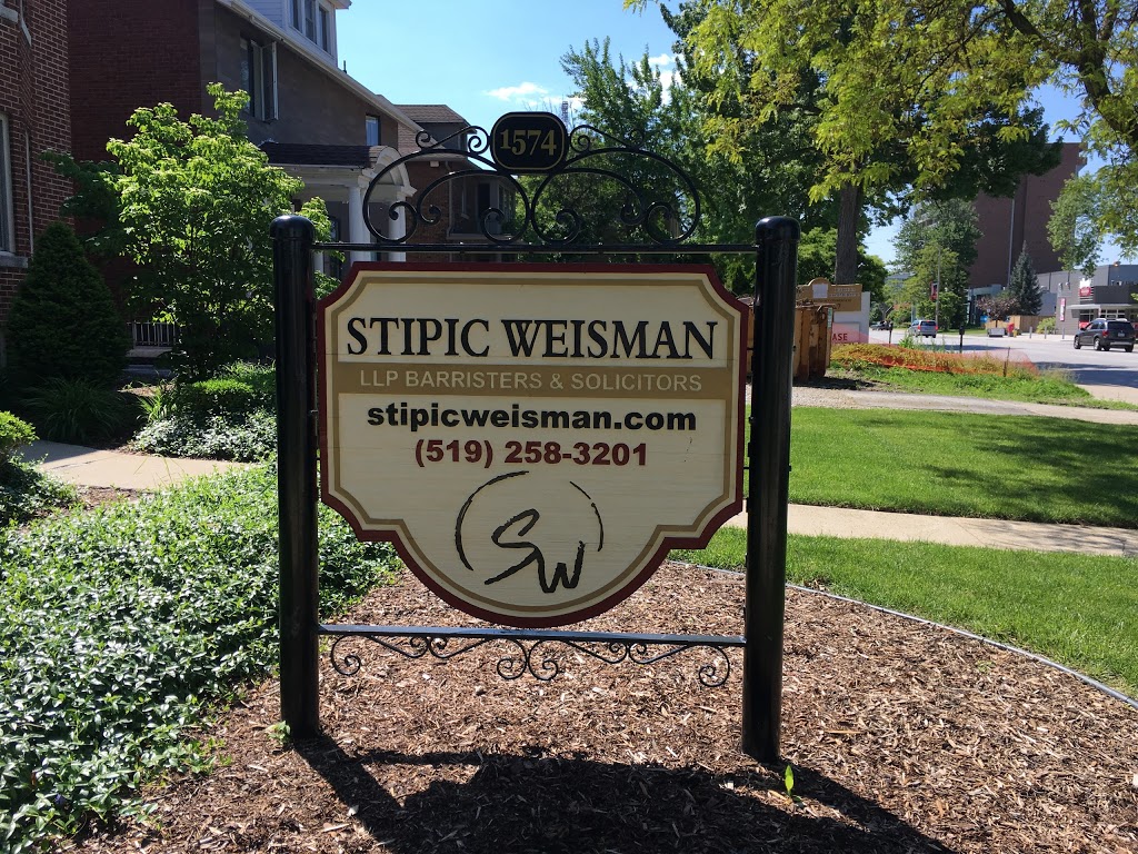 STIPIC WEISMAN LLP | 1574 Ouellette Ave, Windsor, ON N8X 1K7, Canada | Phone: (519) 258-3201