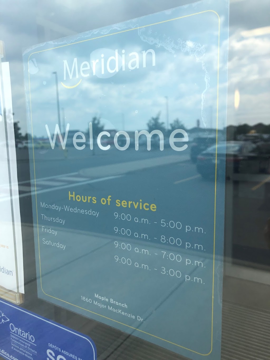 Meridian Credit Union | 1860 Major MacKenzie Dr W, Maple, ON L6A 4R9, Canada | Phone: (905) 303-4642