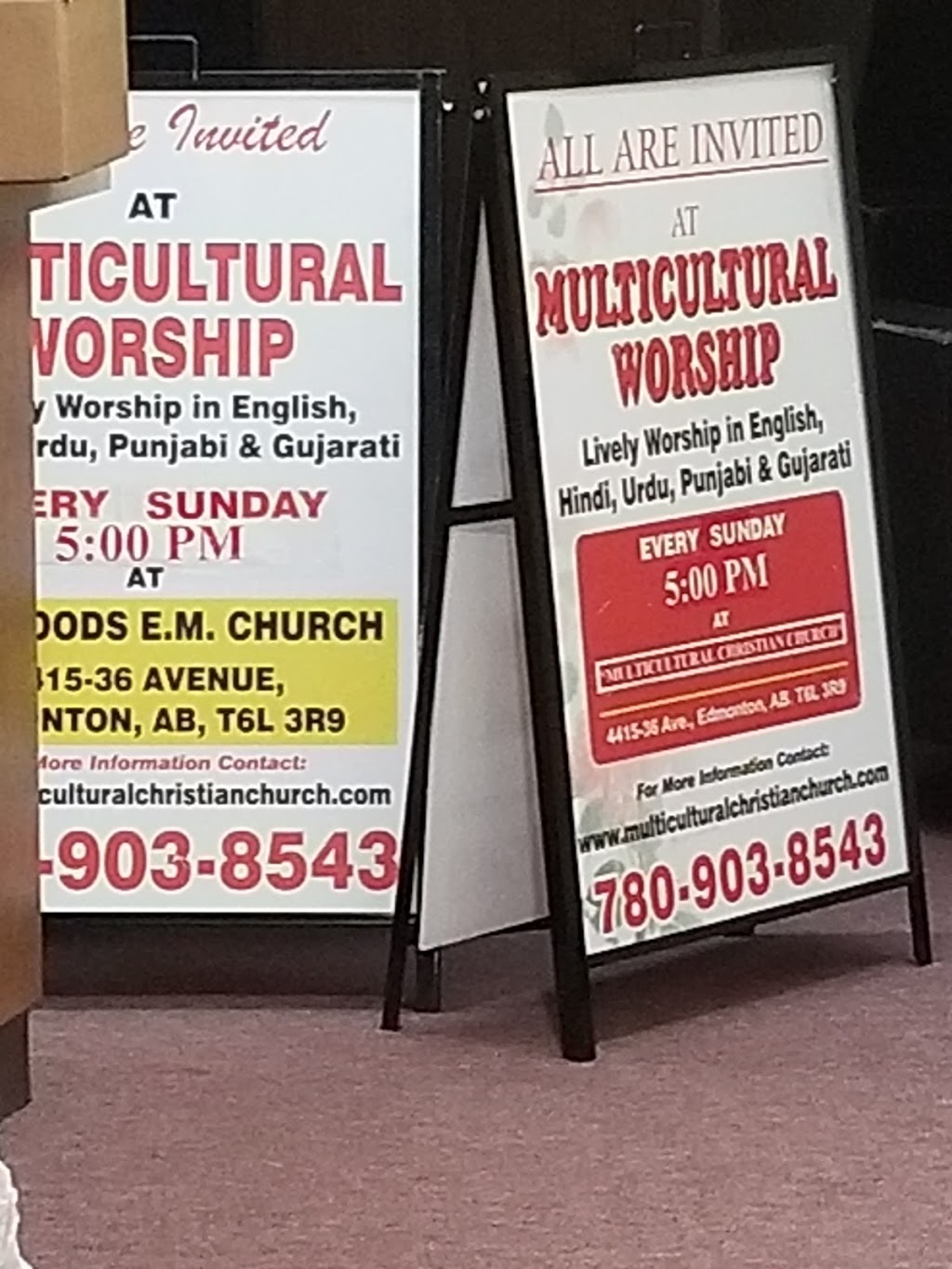 Multicultural Christian Church Of Edmonton | 4415 36 Ave NW, Edmonton, AB T6L 3R9, Canada | Phone: (780) 903-8543