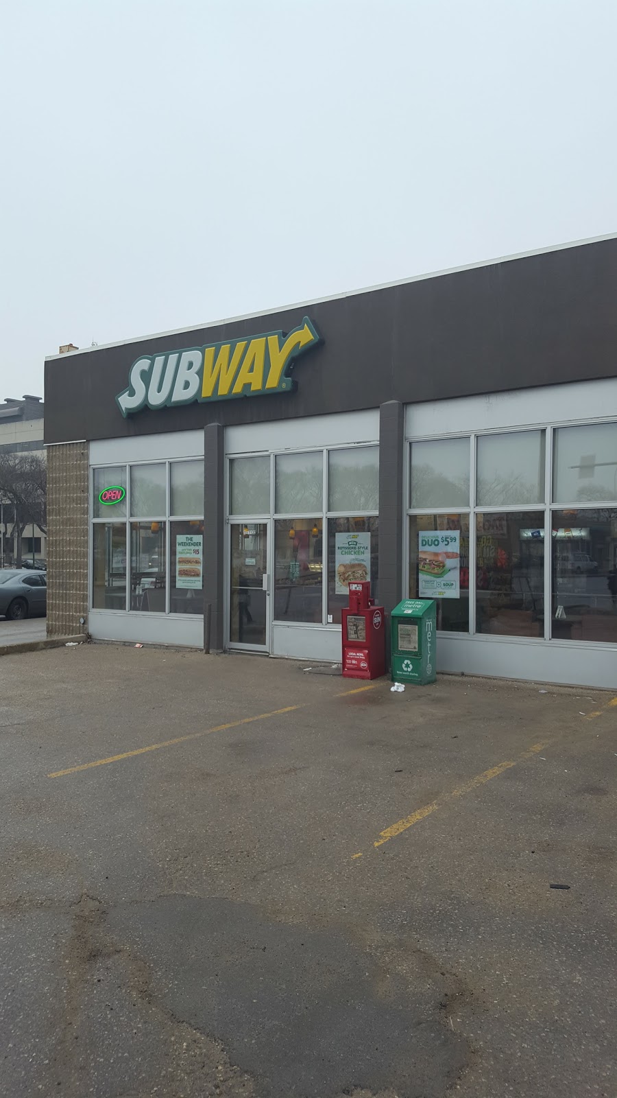 Subway | 1132 Portage Ave, Winnipeg, MB R3G 0S7, Canada | Phone: (204) 783-8822