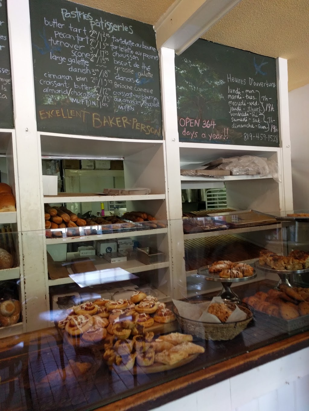 Wakefield Bakery | 813 Chemin Riverside, Wakefield, QC J0X 3G0, Canada | Phone: (819) 459-1528