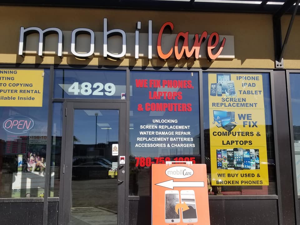 MobilCare Phone Repair & Computers | 4829 167 Ave NW, Edmonton, AB T5Y 0S4, Canada | Phone: (780) 758-1095