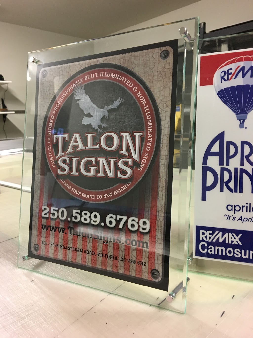 Talon Signs Ltd. | 2298 Millstream Rd #106, Victoria, BC V9B 6H2, Canada | Phone: (250) 589-6769