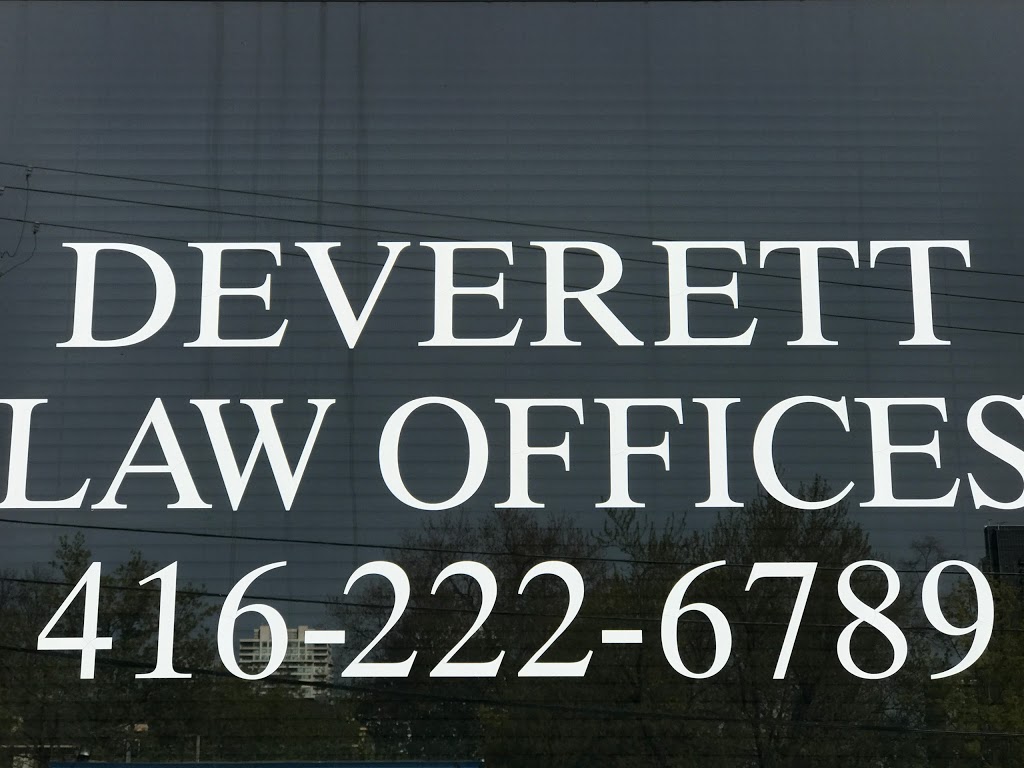 Deverett Law Offices | 163 Willowdale Ave, North York, ON M2N 4Y7, Canada | Phone: (416) 222-6789