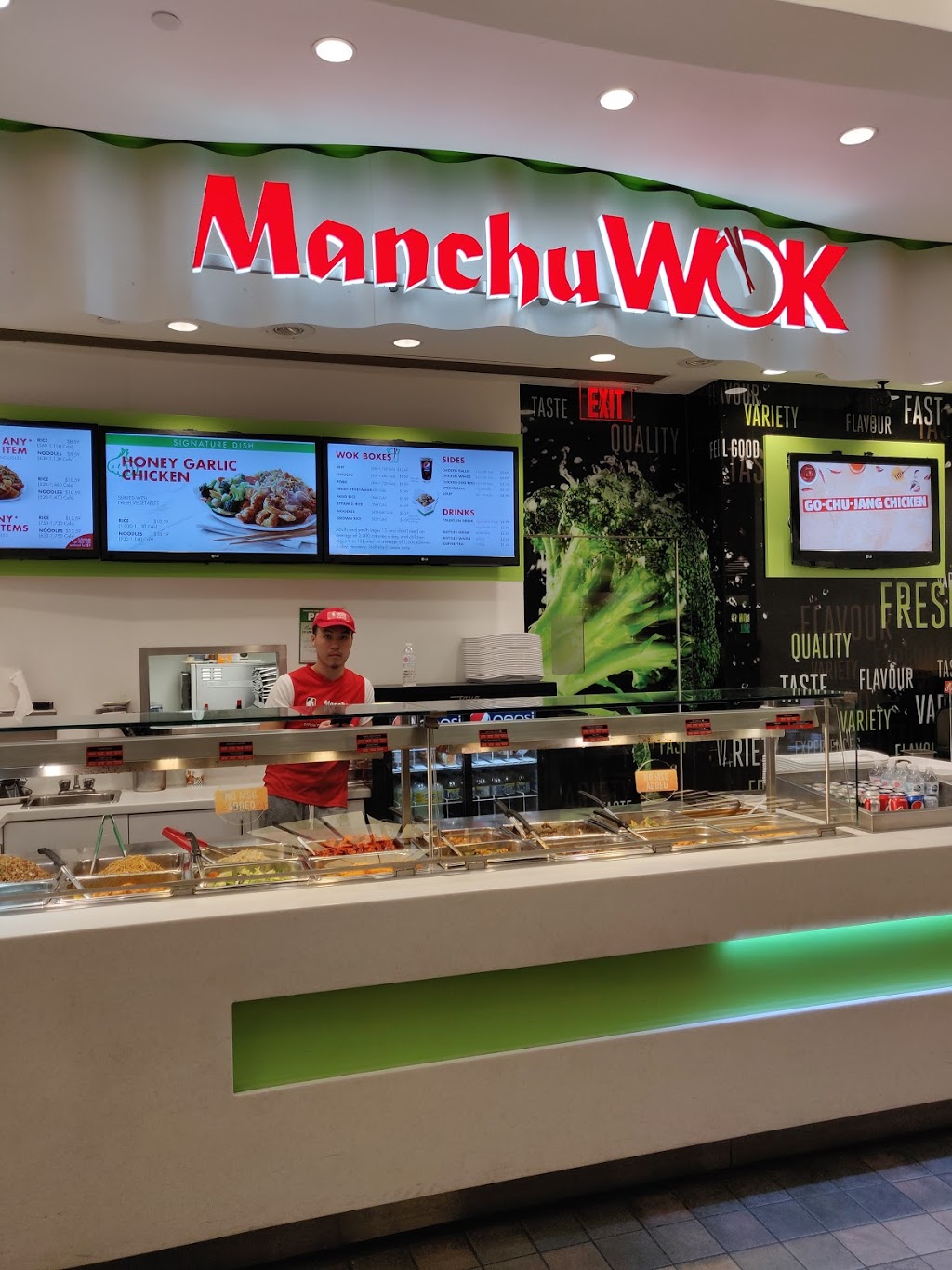 Manchu Wok | Lime Ridge Mall, 999 Upper Wentworth St, Hamilton, ON L9A 4X5, Canada | Phone: (905) 385-0934