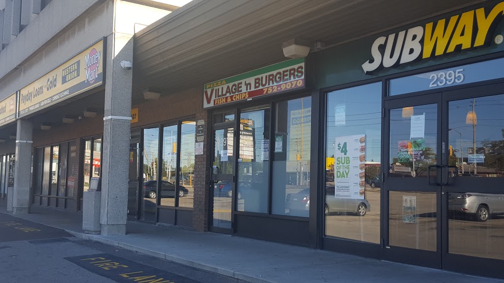 Pizza Village n Burgers | 2397 Eglinton Ave E, Scarborough, ON M1K 2M5, Canada | Phone: (416) 752-9070