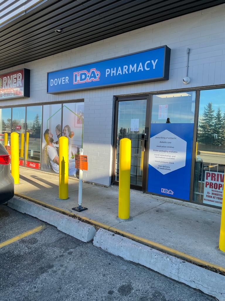 Dover IDA Pharmacy | 4016 26 St SE, Calgary, AB T2B 2Y4, Canada | Phone: (587) 441-3843
