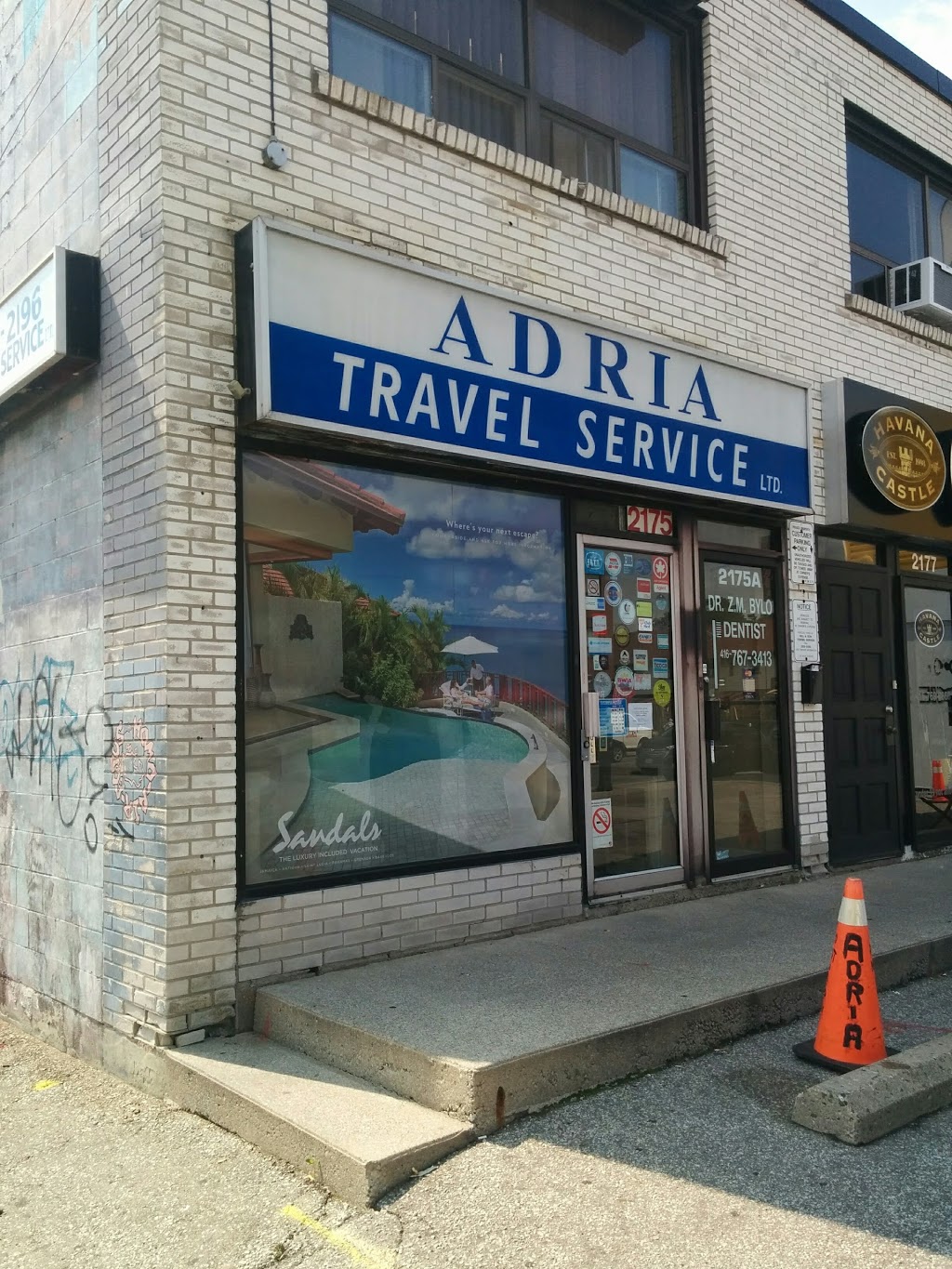 Adria Travel Service Ltd | 2175 Bloor St W, Toronto, ON M6S 1N2, Canada | Phone: (416) 767-2196