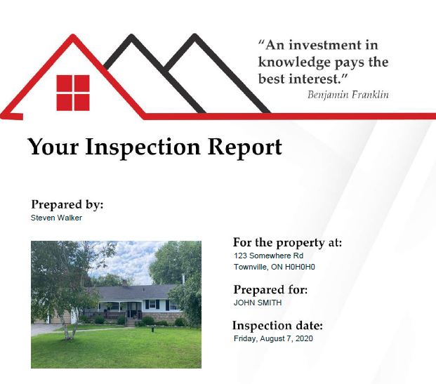 Walker Home Inspection | 13 Parkside Dr, Trenton, ON K8V 5L6, Canada | Phone: (613) 813-9713