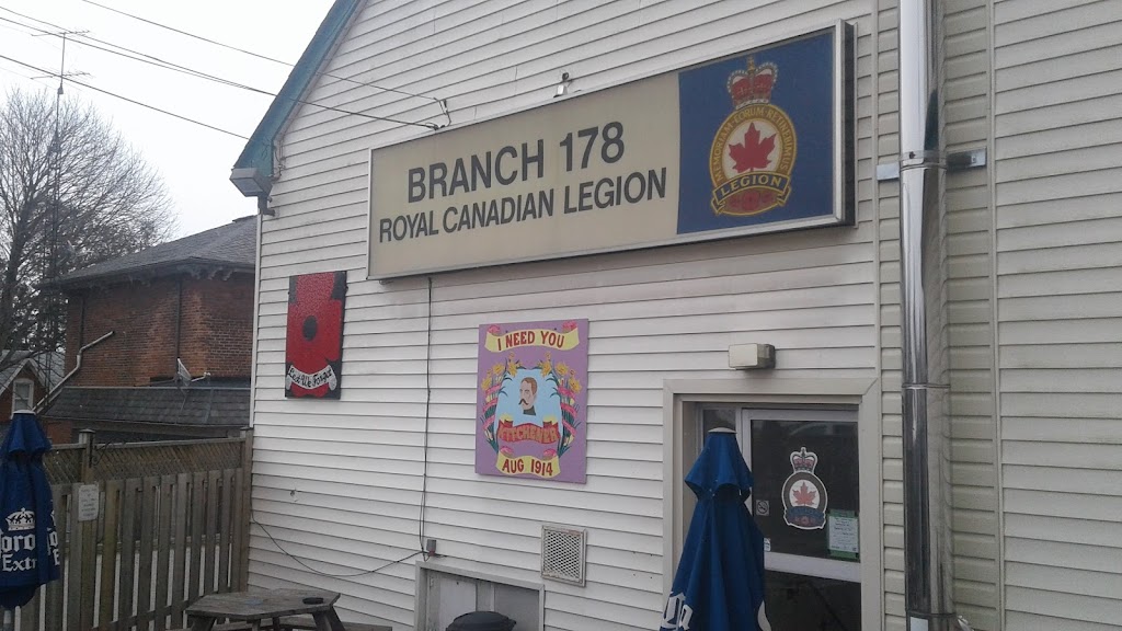 Royal Canadian Legion Branch 178 | 109 King St E, Bowmanville, ON L1C 1K8, Canada | Phone: (905) 623-2848