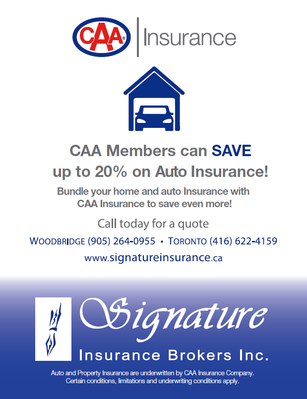 Signature Insurance Brokers Inc. | 111 Zenway Blvd #39, Woodbridge, ON L4H 3H9, Canada | Phone: (905) 264-0955